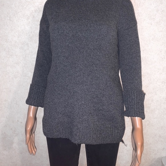 Gray Turtleneck Sweater - Picture 2 of 5